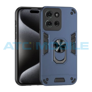 Shield4U Shockproof kryt Motorola Moto G75 5G (XT2437) modr&yacute; s kroužkem