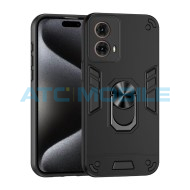 Shield4U Shockproof kryt Motorola Moto G85 5G (XT2427) čern&yacute; s kroužkem