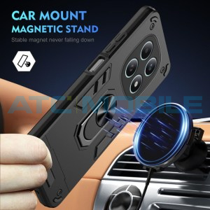 Shield4U Shockproof kryt Redmi Note 15 4G/5G čern&yacute; s kroužkem