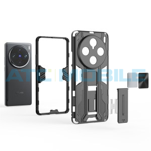 Shield4U Shockproof Supersonic kryt Vivo X100 Pro čern&yacute;