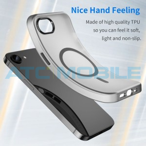 Ochrann&yacute; kryt Shield4U MagSafe Frosted iPhone 16e čern&yacute;