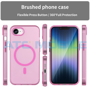 Ochrann&yacute; kryt Shield4U MagSafe Frosted iPhone 16e růžov&yacute;