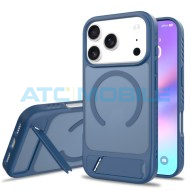 Ochrann&yacute; kryt Shield4U Anti-drop iPhone 17 Pro (MagSafe) se stoj&aacute;nkem modr&yacute;