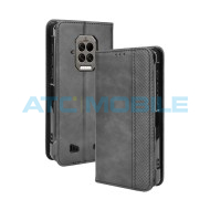 Pouzdro Shield4U Doogee S86, S86 Pro Magnetic Buckle Texture otev&iacute;rac&iacute; čern&eacute;