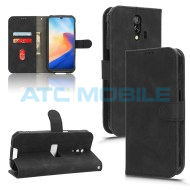 Pouzdro Shield4U IGET Blackview GBV7200 Skin Feel otev&iacute;rac&iacute; čern&eacute;