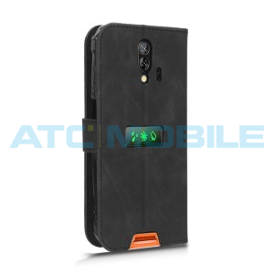 Pouzdro Shield4U IGET Blackview GBV7200 Skin Feel otev&iacute;rac&iacute; čern&eacute;