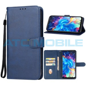 Pouzdro Shield4U Infinix Hot 20 5G (X666B) otev&iacute;rac&iacute; modr&eacute;