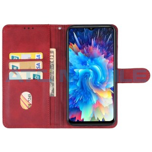 Pouzdro Shield4U Infinix Hot 20 5G (X666B) otev&iacute;rac&iacute; červen&eacute;