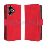 Pouzdro Shield4U Infinix Hot 30 (X6831) Calf Texture červen&eacute;