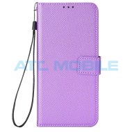 Pouzdro Shield4U Infinix Hot 30i (X669D) Diamond Texture otev&iacute;rac&iacute; fialov&eacute;
