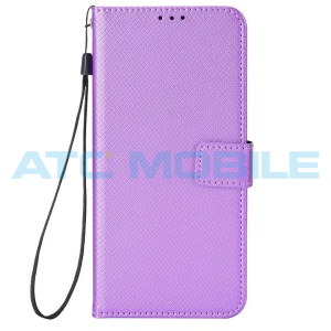Pouzdro Shield4U Infinix Hot 30i (X669D) Diamond Texture otev&iacute;rac&iacute; fialov&eacute;