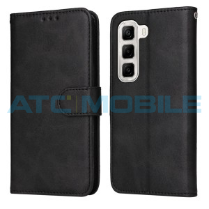 Pouzdro Shield4U Infinix Hot 50 4G (X6882) Calf Texture čern&eacute;