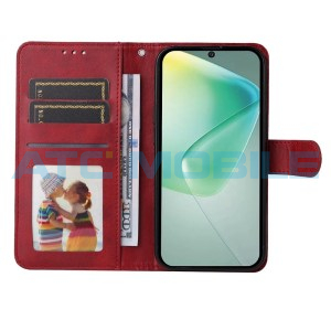 Pouzdro Shield4U Infinix Hot 50 5G (X6720) Classic Calf červen&eacute;