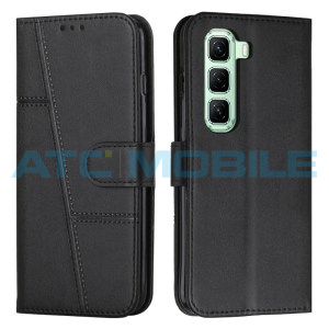 Pouzdro Shield4U Infinix Hot 50 Pro 4G (X6881) Calf Texture čern&eacute;