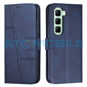 Pouzdro Shield4U Infinix Hot 50 Pro 4G (X6881) Calf Texture modr&eacute;