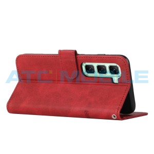 Pouzdro Shield4U Infinix Hot 50 Pro 4G (X6881) Calf Texture červen&eacute;