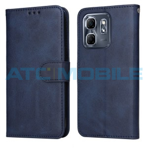 Pouzdro Shield4U Infinix Hot 50i (X6531), Smart 9 Calf Texture modr&eacute;