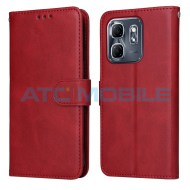 Pouzdro Shield4U Infinix Hot 50i (X6531), Smart 9 Calf Texture červen&eacute;