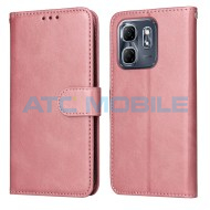Pouzdro Shield4U Infinix Hot 50i (X6531), Smart 9 Calf Texture Rose Gold