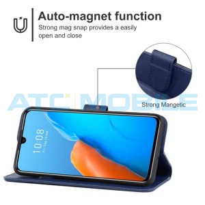 Pouzdro Shield4U Infinix Note 12 2023 (X676C) otev&iacute;rac&iacute; modr&eacute;