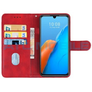 Pouzdro Shield4U Infinix Note 12 2023 (X676C) otev&iacute;rac&iacute; červen&eacute;