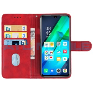 Pouzdro Shield4U Infinix Note 12 G96 (X670) otev&iacute;rac&iacute; červen&eacute;