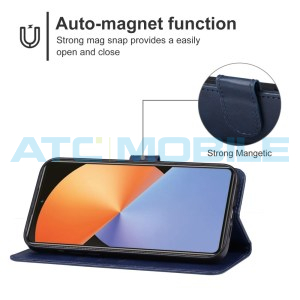 Pouzdro Shield4U Infinix Note 30 Pro (X678B) otev&iacute;rac&iacute; modr&eacute;