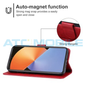 Pouzdro Shield4U Infinix Note 30 Pro (X678B) otev&iacute;rac&iacute; červen&eacute;
