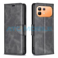 Pouzdro Shield4U Infinix Note 60 5G (X6879), Note 60 Pro 5G (X6878) Lambskin Texture otev&iacute;rac&iacute; čern&eacute;