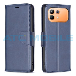 Pouzdro Shield4U Infinix Note 60 5G (X6879), Note 60 Pro 5G (X6878) Lambskin Texture otev&iacute;rac&iacute; modr&eacute;