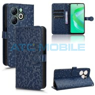 Pouzdro Shield4U Infinix Smart 8 (X6525) Honeycomb otev&iacute;rac&iacute; modr&eacute;