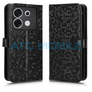 Pouzdro Shield4U Infinix Zero 30 5G (X6731) Honeycomb otev&iacute;rac&iacute; čern&eacute;