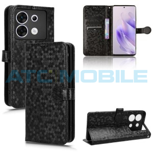 Pouzdro Shield4U Infinix Zero 30 5G (X6731) Honeycomb otev&iacute;rac&iacute; čern&eacute;
