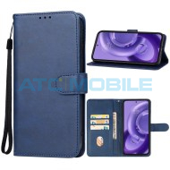 Pouzdro Shield4U Motorola Edge 40 Neo (XT2307-1) otev&iacute;rac&iacute; modr&yacute;