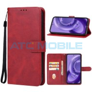 Pouzdro Shield4U Motorola Edge 40 Neo (XT2307-1) otev&iacute;rac&iacute; červen&eacute;
