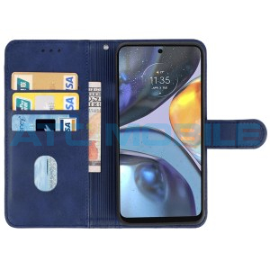 Pouzdro Shield4U Motorola Moto G22 (XT2231), Moto E32s (XT2229) otev&iacute;rac&iacute; modr&eacute;