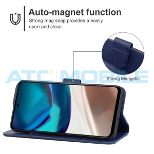 Pouzdro Shield4U Motorola Moto G42 (XT2233) otev&iacute;rac&iacute; modr&eacute;