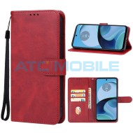 Pouzdro Shield4U Motorola Moto G54 5G (XT2343) otev&iacute;rac&iacute; červen&eacute;