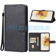 Pouzdro Shield4U Motorola Moto G73 5G otev&iacute;rac&iacute; čern&eacute;