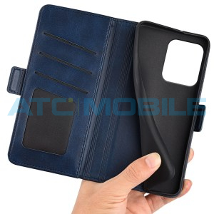 Pouzdro Shield4U Motorola Moto G75 5G (XT2437) Magnetic Buckle modr&eacute;