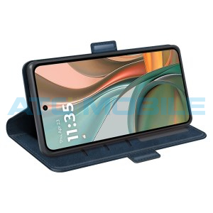 Pouzdro Shield4U Motorola Moto G75 5G (XT2437) Magnetic Buckle modr&eacute;