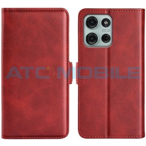 Pouzdro Shield4U Motorola Moto G75 5G (XT2437) Magnetic Buckle červen&eacute;