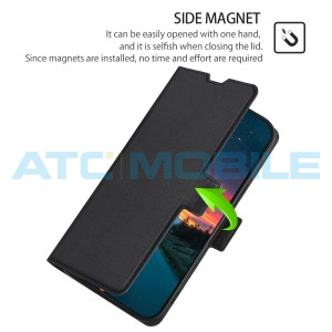 Pouzdro Shield4U Motorola Moto G52 4G (XT2221), Moto G82 5G (XT2225) tenk&eacute;, otev&iacute;rac&iacute; čern&eacute;
