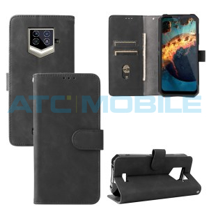 Pouzdro Shield4U Oukitel WP15 Solid Skin otev&iacute;rac&iacute; čern&eacute;
