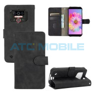 Pouzdro Shield4U Oukitel WP5, WP5 Pro Calf Texture otev&iacute;rac&iacute; čern&eacute;
