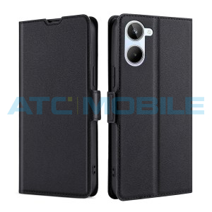 Pouzdro Shield4U Realme 10 4G (RMX3630) tenk&eacute;, otev&iacute;rac&iacute; čern&eacute;