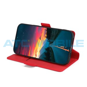 Pouzdro Shield4U Realme 10 4G (RMX3630) tenk&eacute;, otev&iacute;rac&iacute; červen&eacute;