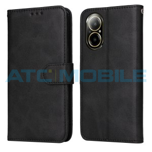 Pouzdro Shield4U Realme C67 (RMX3890) Calf Texture čern&eacute;
