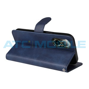 Pouzdro Shield4U Realme C67 (RMX3890) Calf Texture modr&eacute;