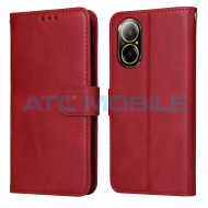 Pouzdro Shield4U Realme C67 (RMX3890) Calf Texture červen&eacute;